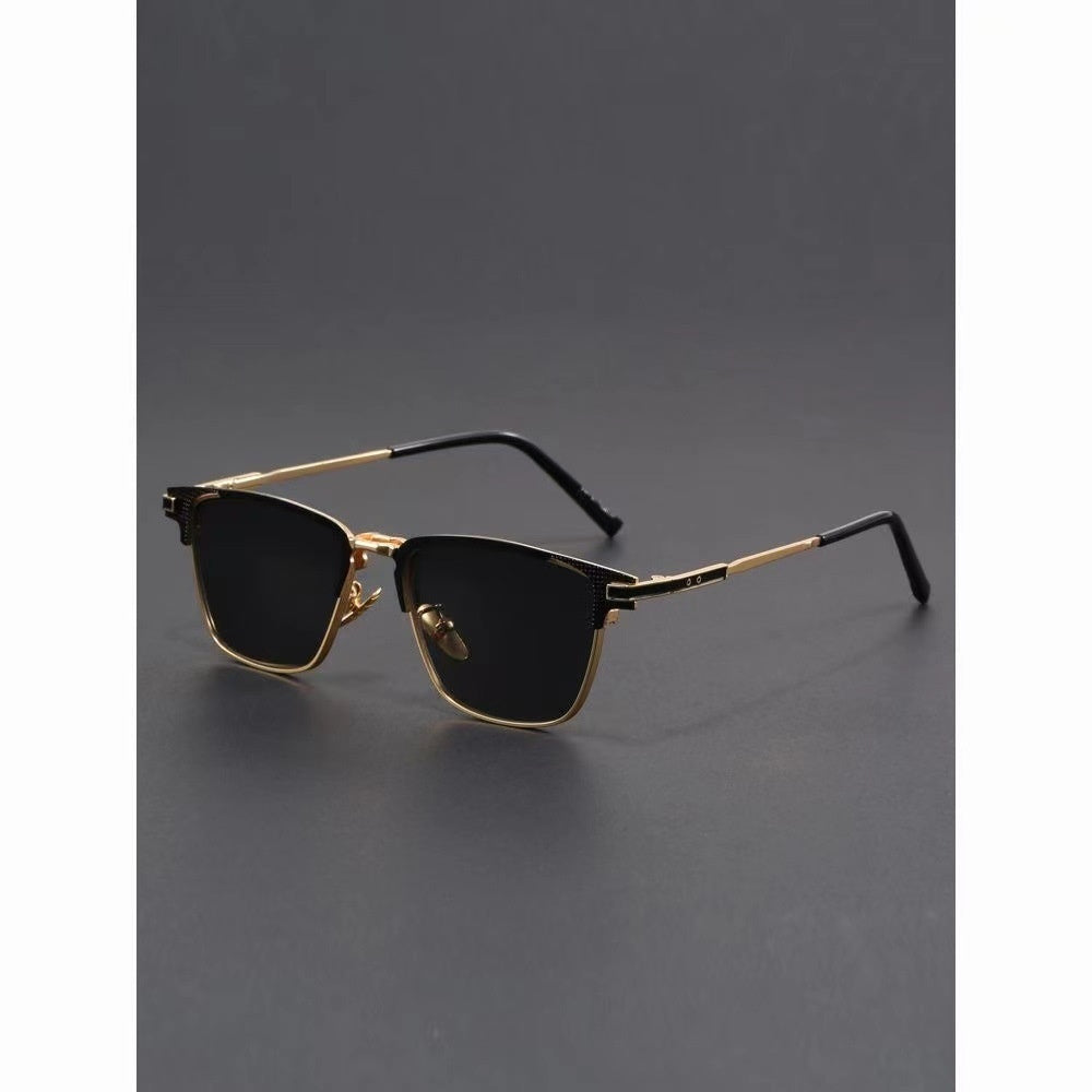 Lunette de soleil carrée rétro protection UV