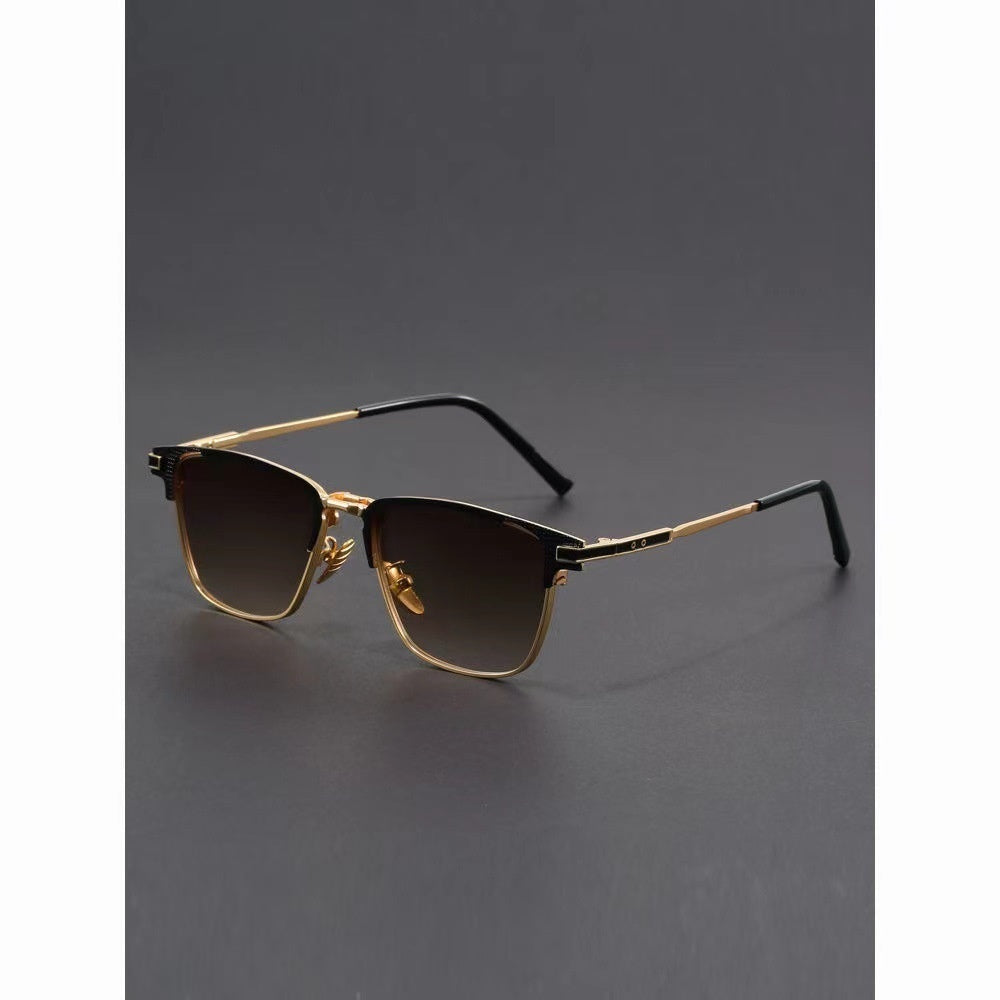 Lunette de soleil carrée rétro protection UV