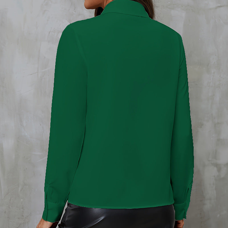 Chemise ample en mousseline à volants - Chic&Shines