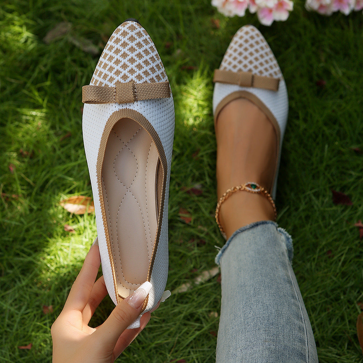 Chaussures tissées à semelle souple