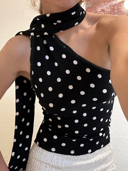 Haut court sans manches dos nu avec ruban - Chic&Shines