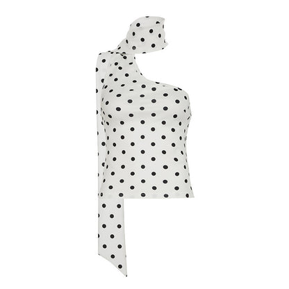 Haut court sans manches dos nu avec ruban - Chic&Shines