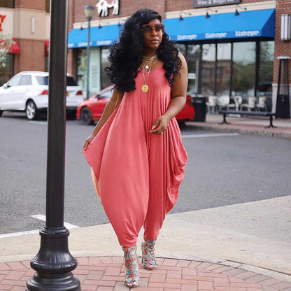 Combinaison pantalon à fine bretelle Sangle Lâche - Chic&Shines