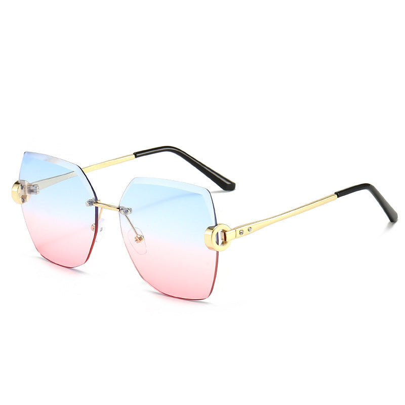Lunette de soleil carrée dégradée