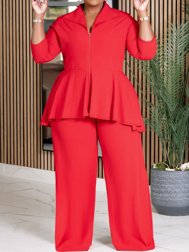 Ensemble haut à manches longues et pantalon - Chic&Shines