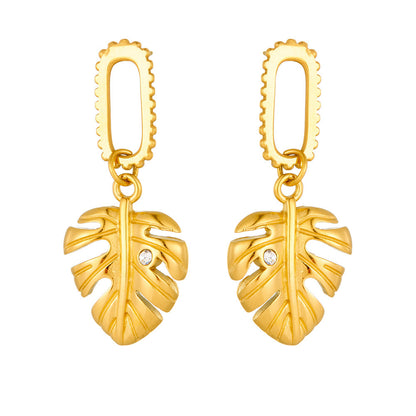 Boucles d'oreilles torsadées en acier inoxydable - Chic&Shines