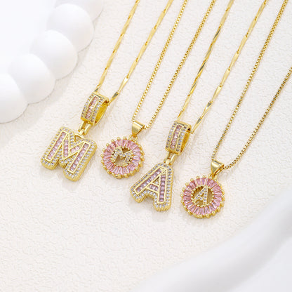 Collier pendentif lettre de l'alphabet - Chic&Shines