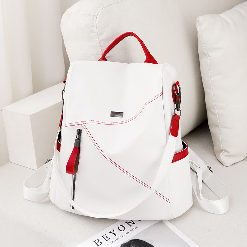 Sac à dos d'automne en cuir PU souple