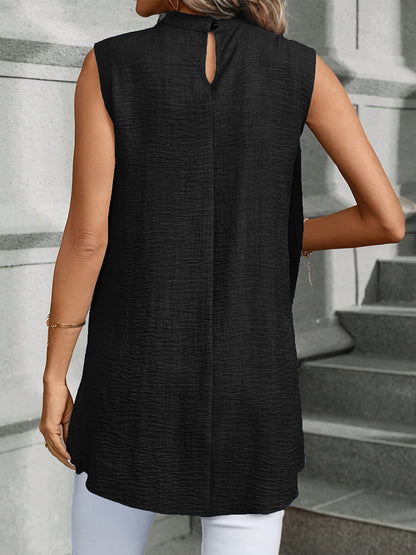 Haut sans manches drape irrégulière - Chic&Shines