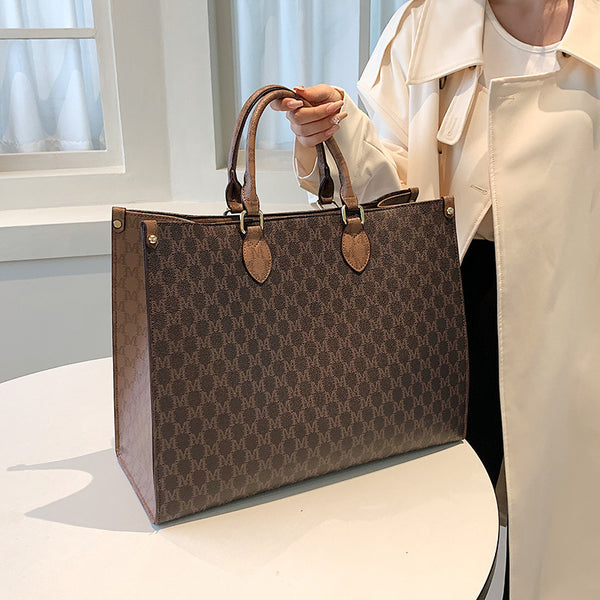 Sac fourre-tout à épaule simple rétro grande capacité