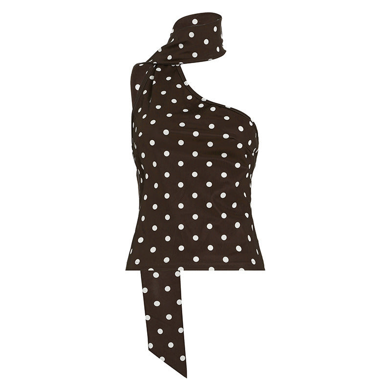 Haut court sans manches dos nu avec ruban - Chic&Shines