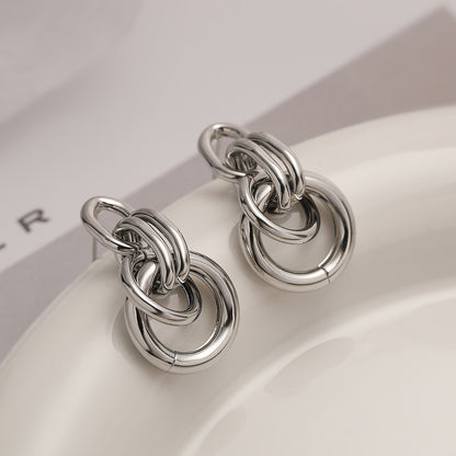 Boucles d'oreilles formes cercles - Chic&Shines