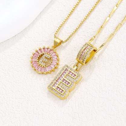 Collier pendentif lettre de l'alphabet - Chic&Shines