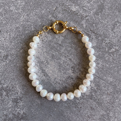 Bracelet en perles d'eau douce naturelles - Chic&Shines