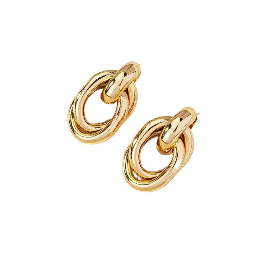Boucles d'oreilles géométriques en métal - Chic&Shines