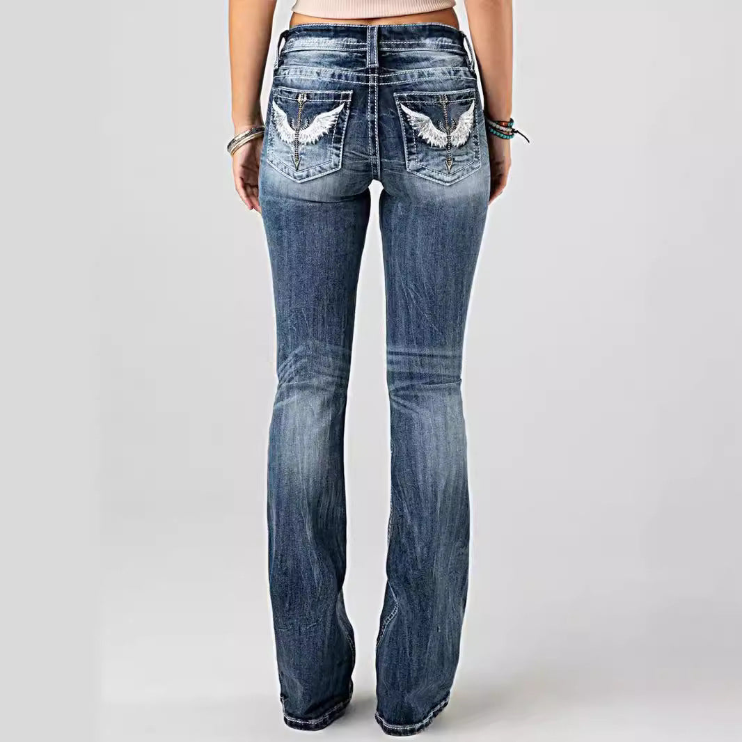 Pantalons en denim extensibles