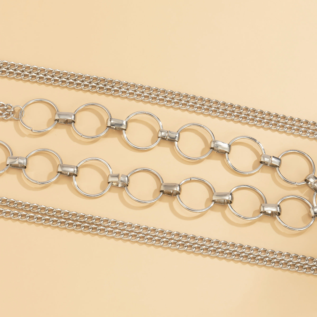 Chaine de corps collier à anneau