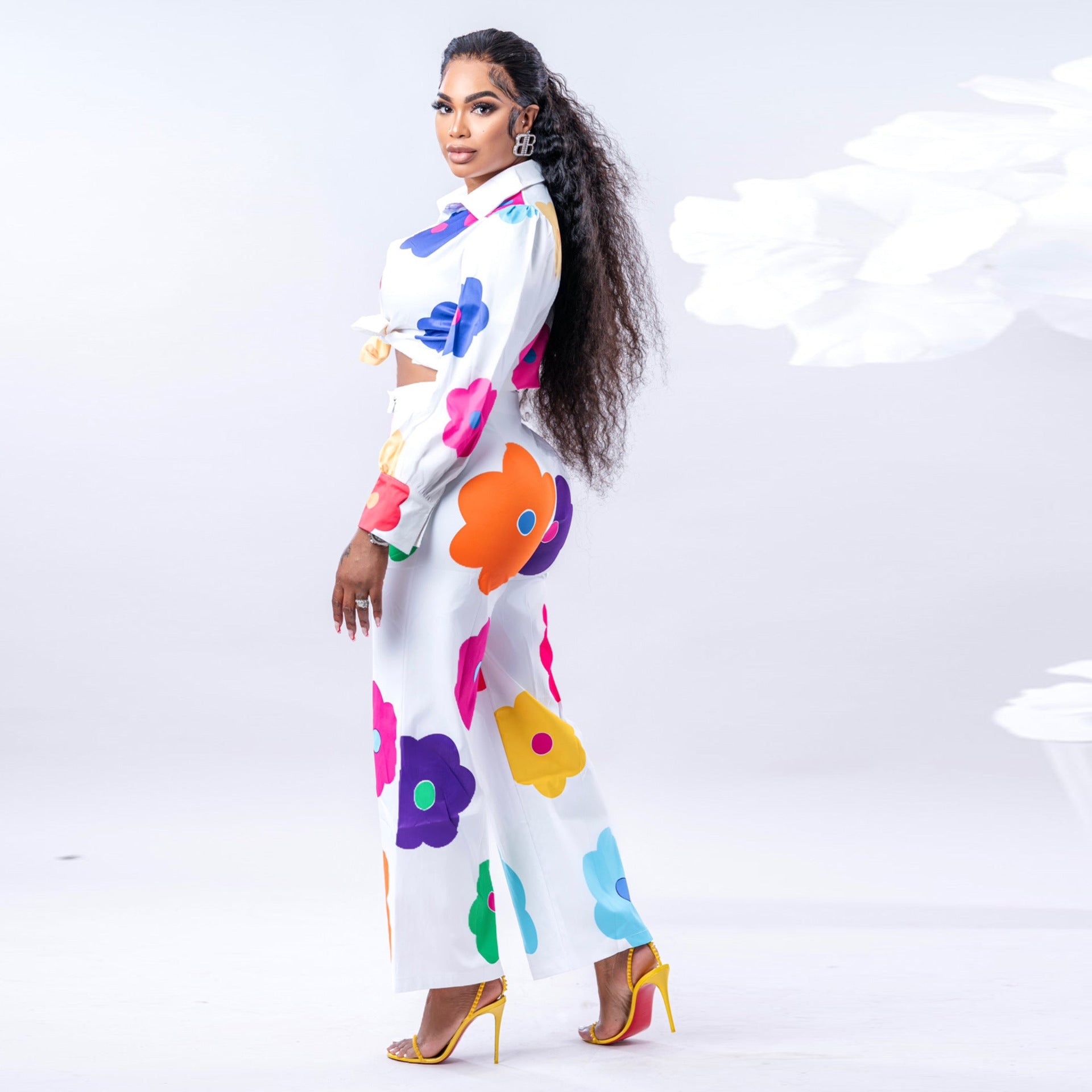 Ensemble chemise courte et pantalon