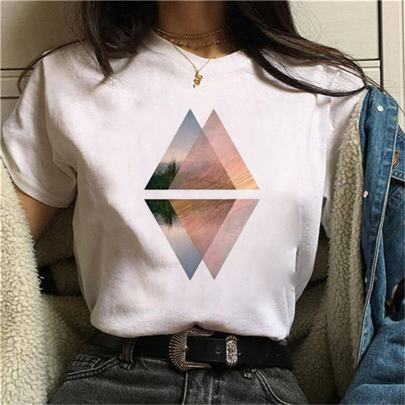 T-shirt à manches courtes imprimé