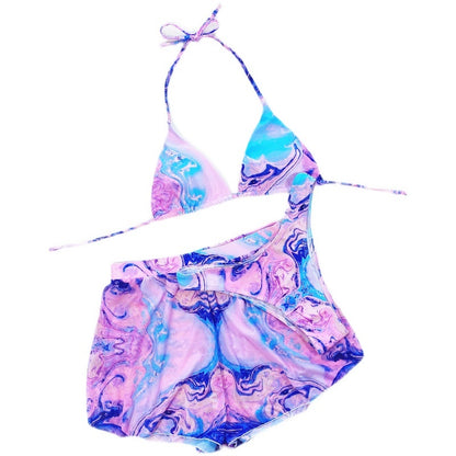 Maillot de bain bikini 3 pièces Tie Dye - Chic&Shines