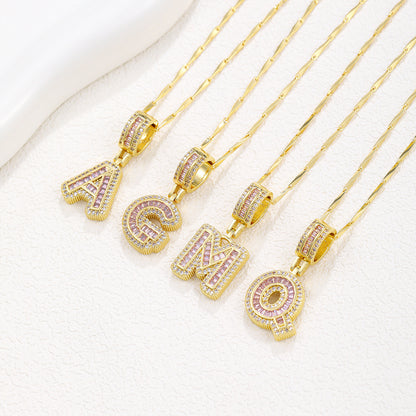 Collier pendentif lettre de l'alphabet - Chic&Shines