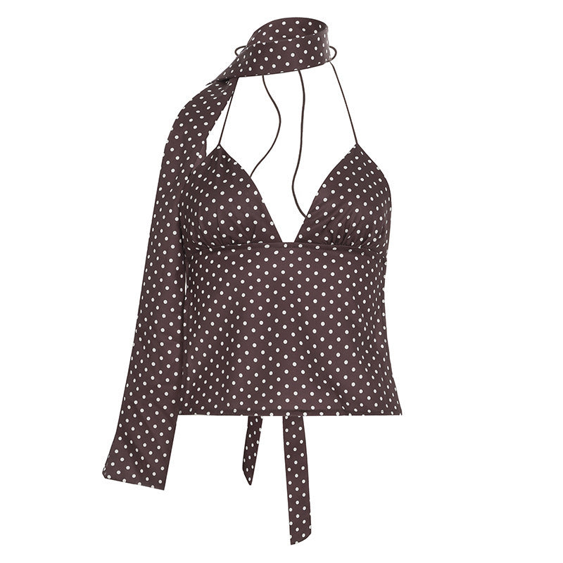 Haut court sans manches dos nu avec ruban - Chic&Shines