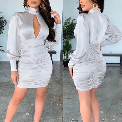 Robe courte à manches longues - Chic&Shines