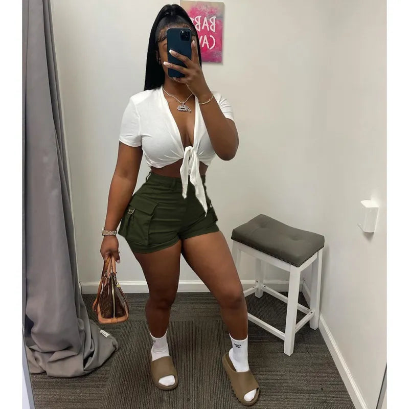 Short moulant poche cargo