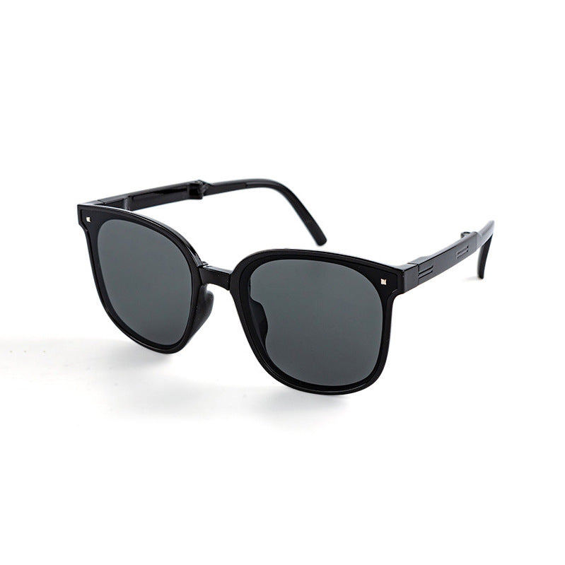 Lunettes de soleil pliantes rétro tendance