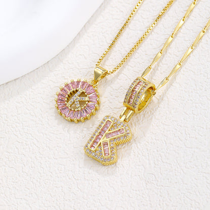 Collier pendentif lettre de l'alphabet - Chic&Shines