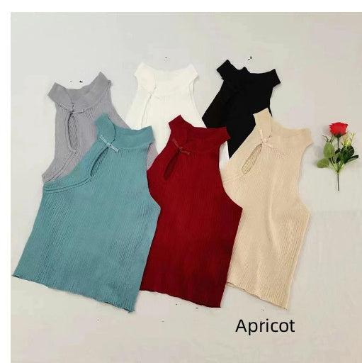 Haut court col rond sans manches - Chic&Shines