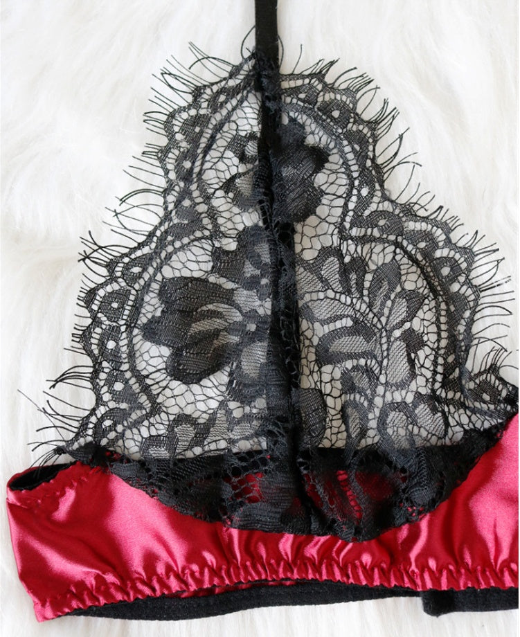 Ensemble lingerie soutien gorge string