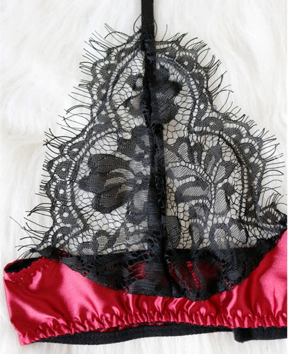 Ensemble lingerie soutien gorge string