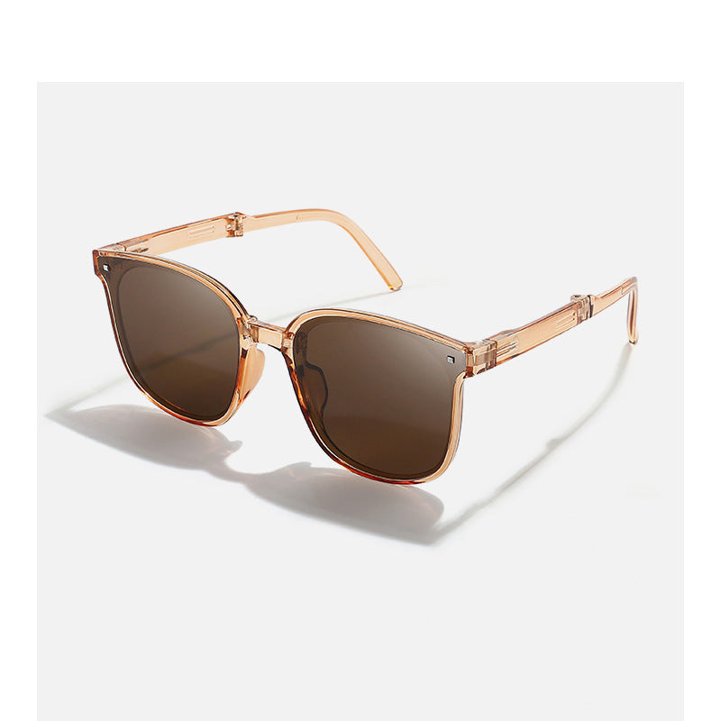 Lunettes de soleil pliantes rétro tendance