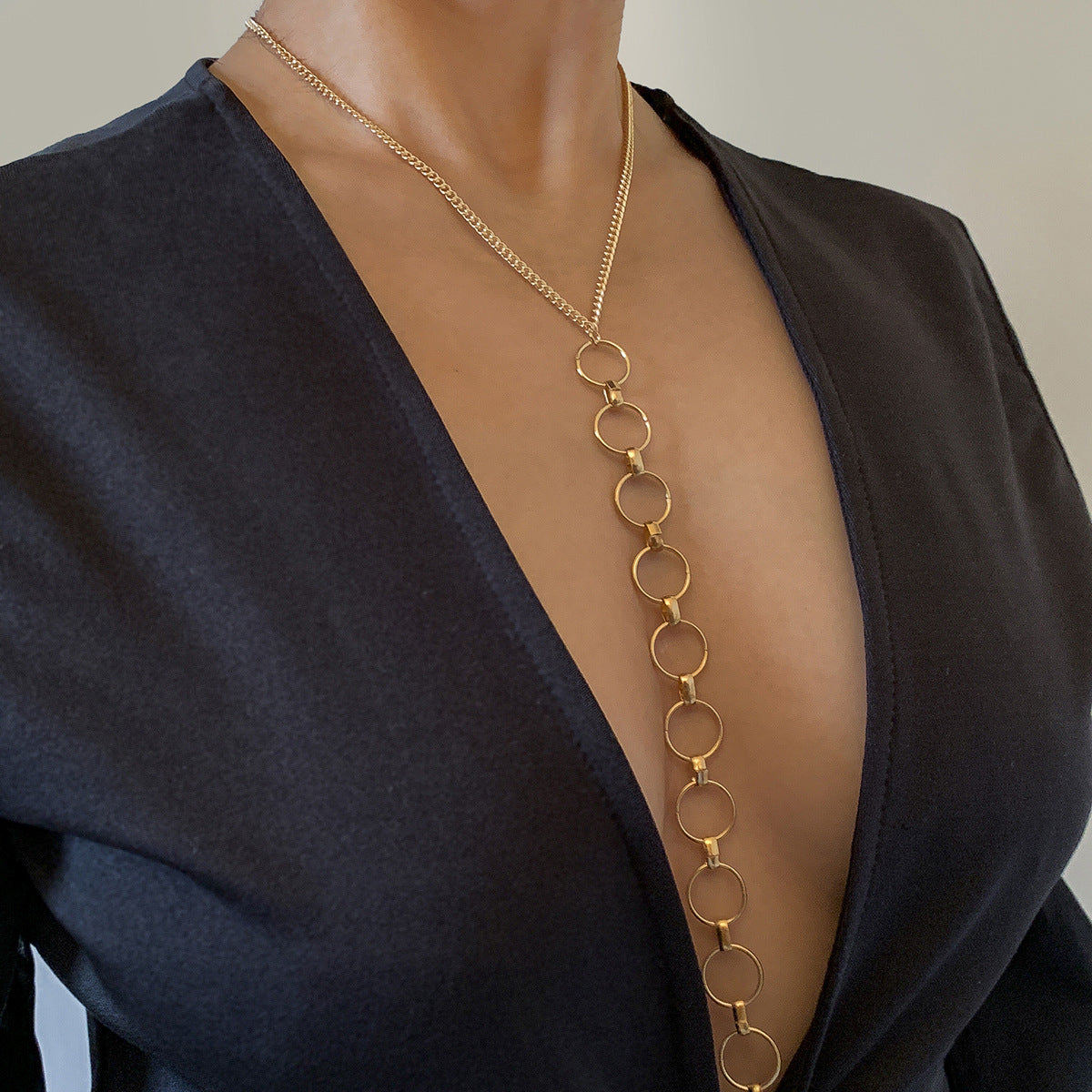 Chaine de corps collier à anneau