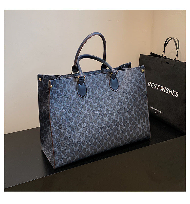 Sac fourre-tout à épaule simple rétro grande capacité