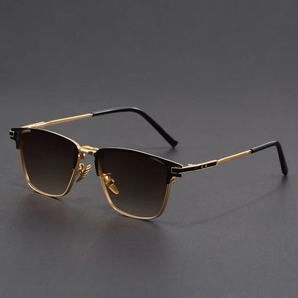Lunette de soleil carrée rétro protection UV