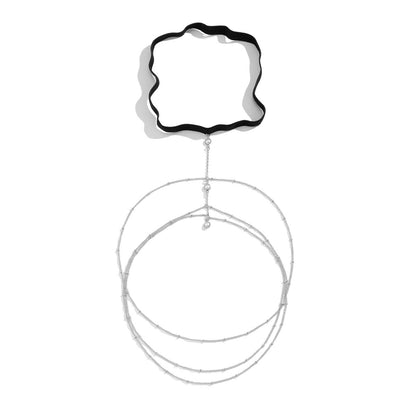 Chaîne de corps avec anneau de jambe en perles Leisure Beach - Chic&Shines