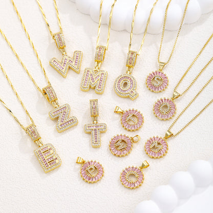 Collier pendentif lettre de l'alphabet - Chic&Shines