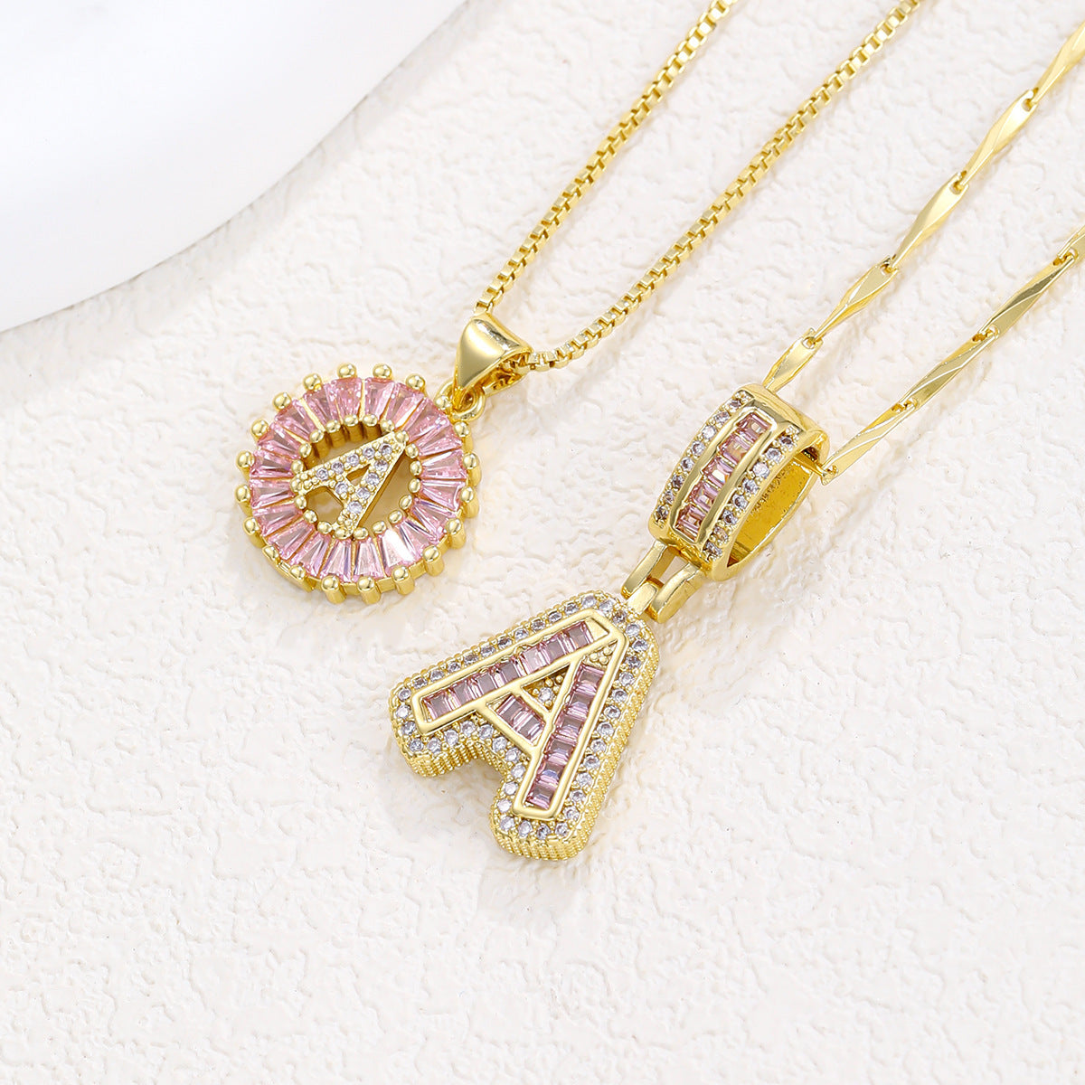 Collier pendentif lettre de l'alphabet - Chic&Shines