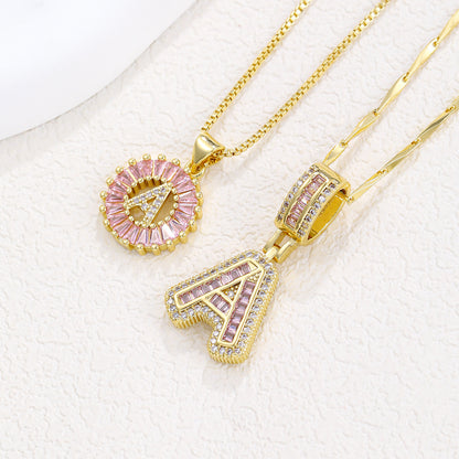 Collier pendentif lettre de l'alphabet - Chic&Shines