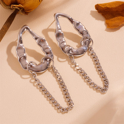Boucles d'oreilles torsadées en acier inoxydable - Chic&Shines