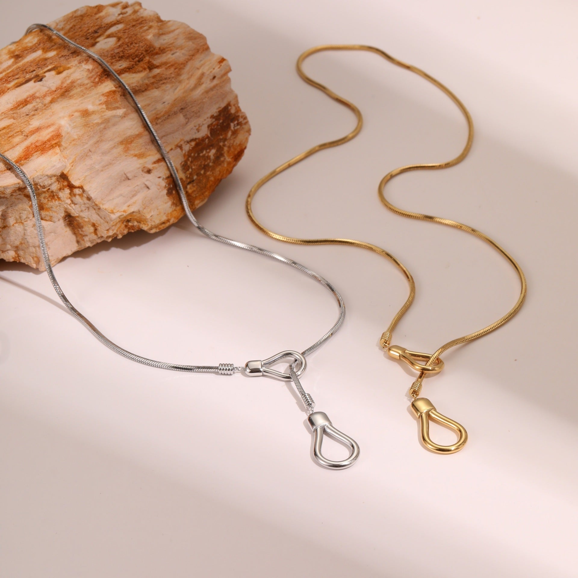 Collier réglable en acier inoxydable - Chic&Shines