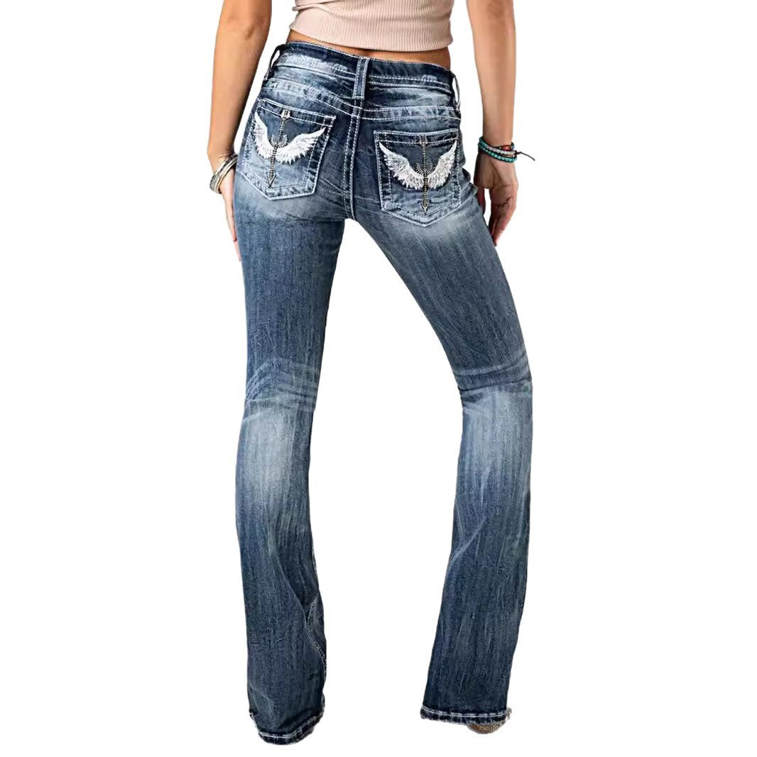 Pantalons en denim extensibles