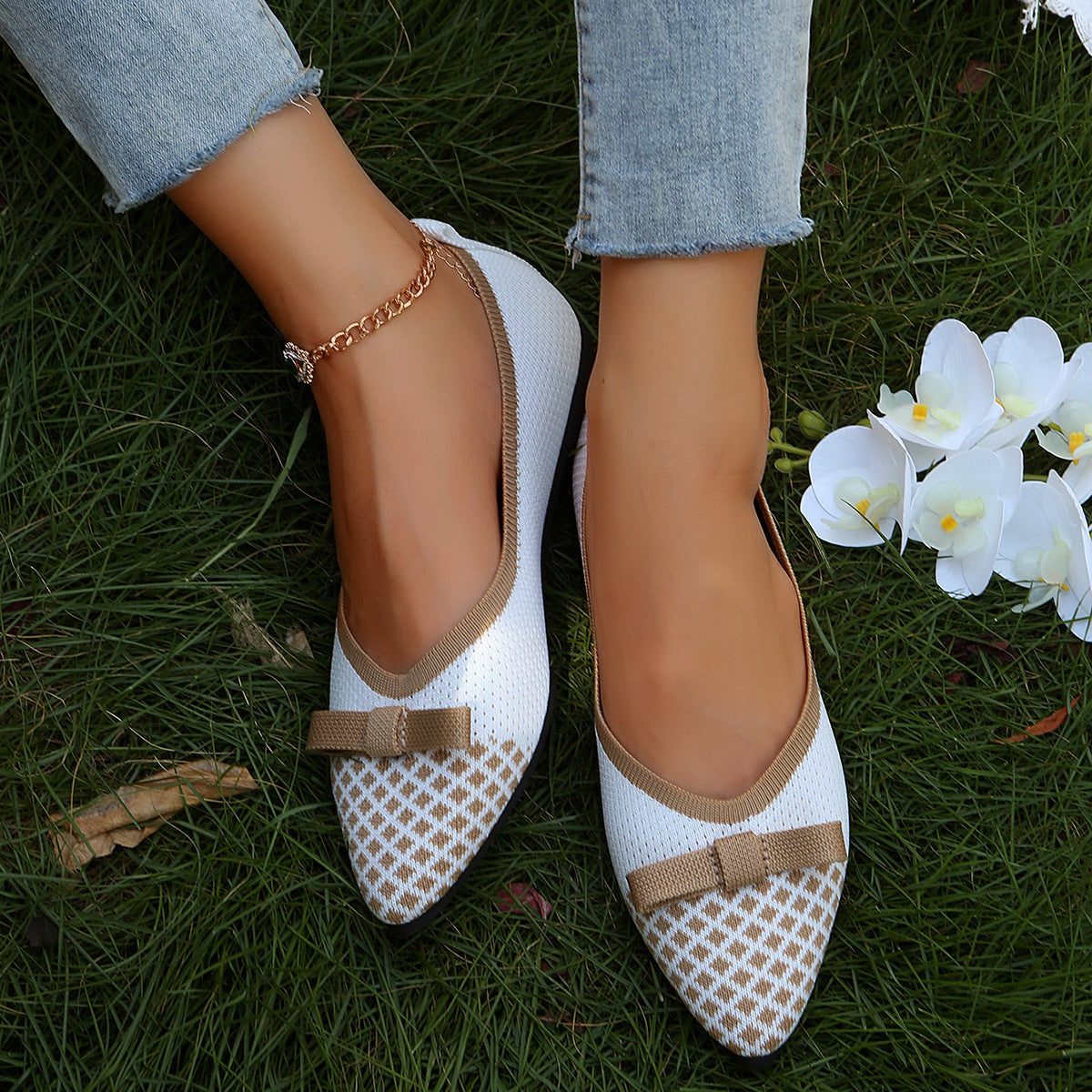 Chaussures tissées à semelle souple