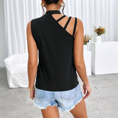 Haut fashion épaule découpe