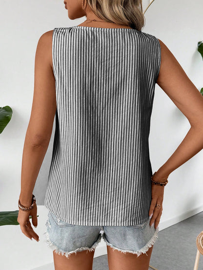 Haut sans manches col diagonal - Chic&Shines