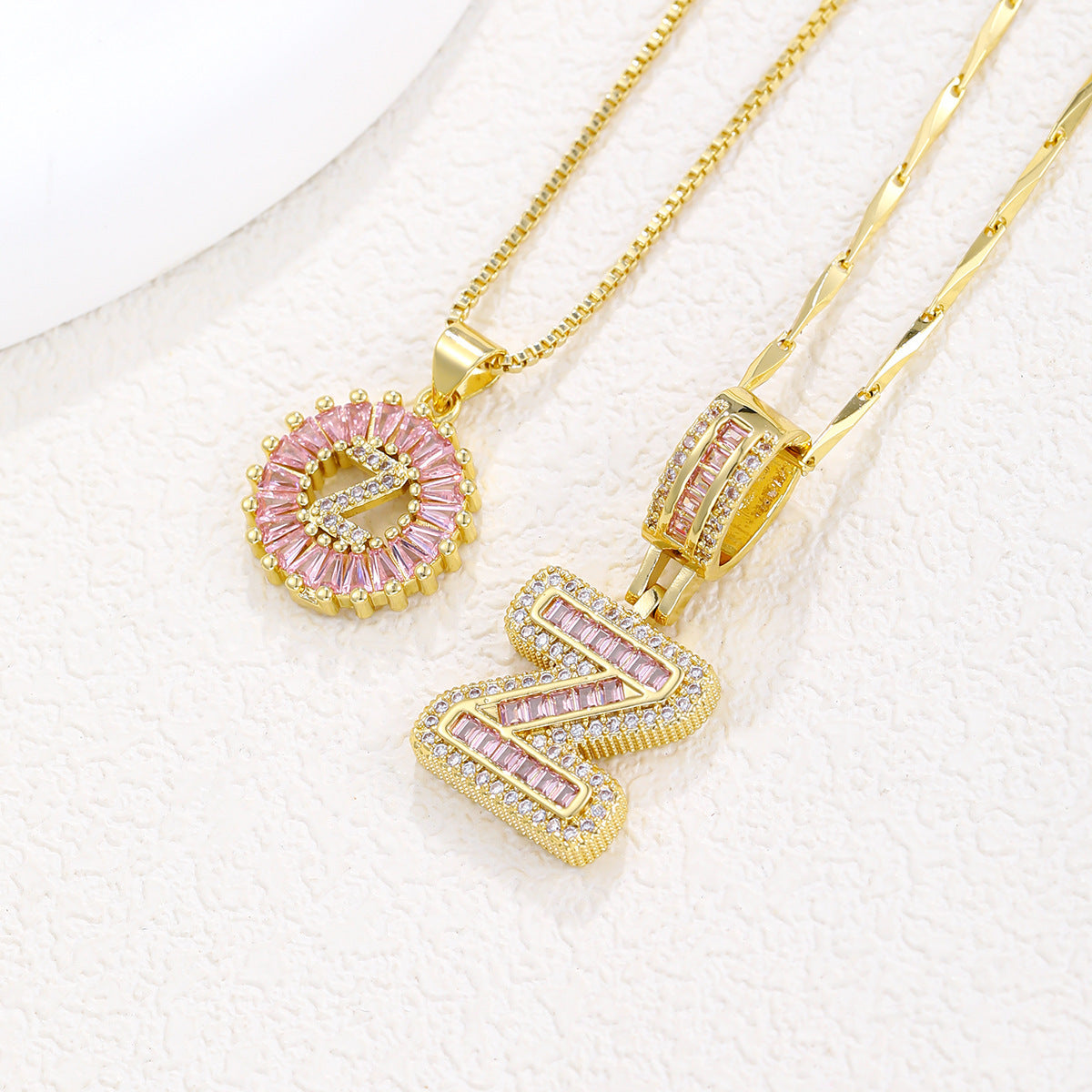 Collier pendentif lettre de l'alphabet - Chic&Shines