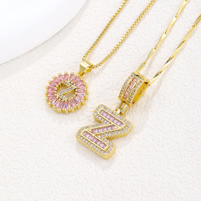 Collier pendentif lettre de l'alphabet - Chic&Shines