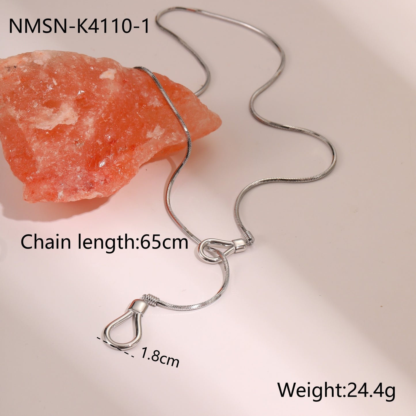 Collier réglable en acier inoxydable - Chic&Shines